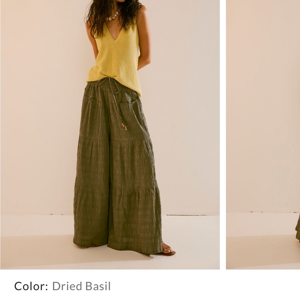 Free people in paradise wide leg pants